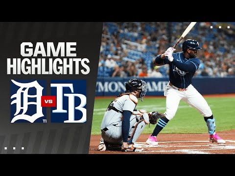 Tigers vs. Rays Game Highlights (4/23/24) | MLB Highlights