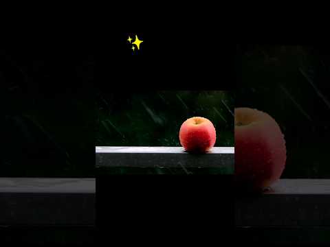 Do you like to see Apple in rain🌧️🍎 #shorts #youtubeshorts #viral #apple #rain #creativedesignbyssd