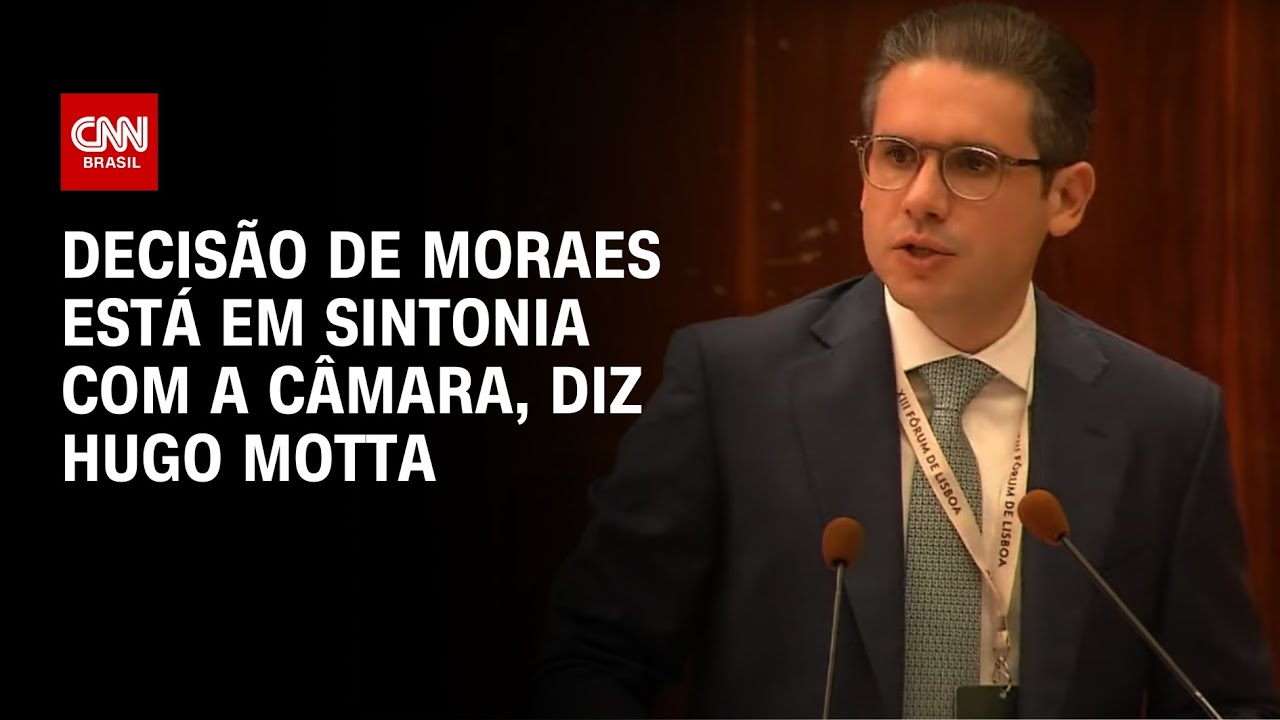 Hugo Motta Decisão de Moraes está em sintonia com a Câmara | CNN 360º