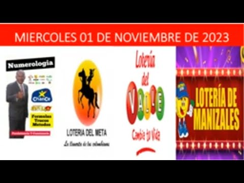 Pronósticos de JC NUMEROLOGIA Ganar Loteria del META VALLE y MANIZALES Hoy miércoles 01_11_2023