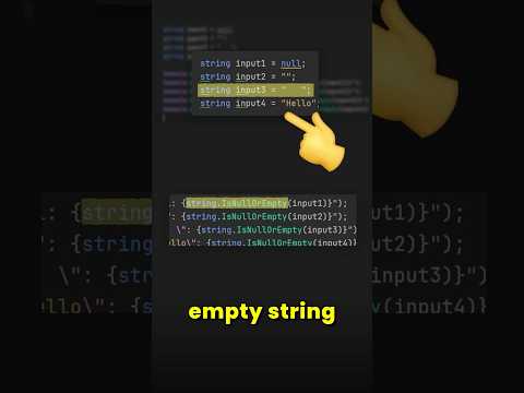 IsNullOrEmpty vs IsNullOrWhitespace