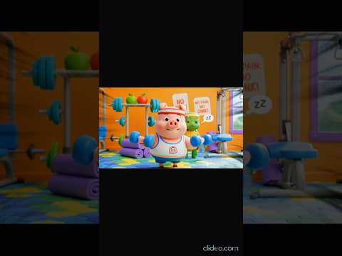 Pip & Turt: Gym Time Trouble 💪🐢 #shorts #viralshorts #entertainment