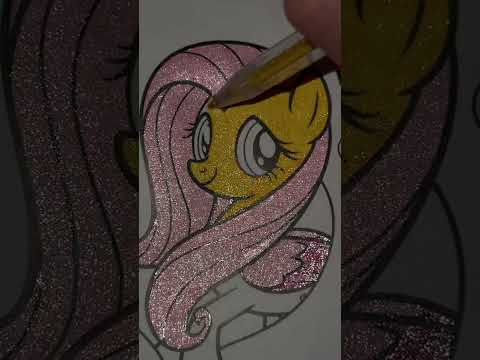 #coloring #glitterpen