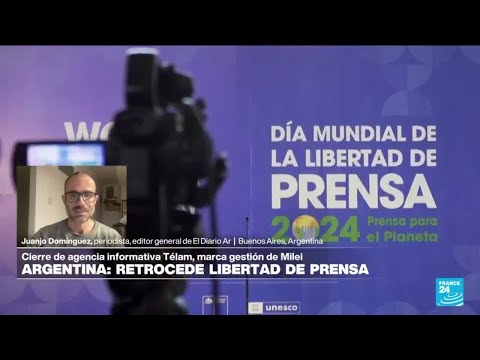Juanjo Domínguez: Los periodistas de Télam se encuentran en el limbo • FRANCE 24 Español