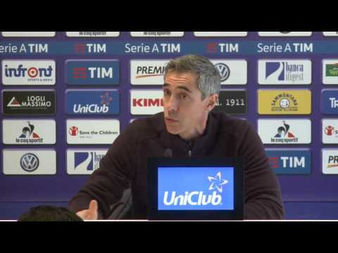 Conferenza Sousa - pre Roma - Giornata 28 - Serie A TIM 2015/16