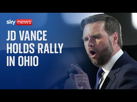 JD Vance holds first rally as VP nominee in Ohio