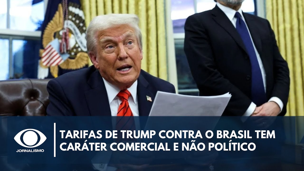 Tarifas de Trump contra o Brasil têm caráter comercial e não político diz diplomata
