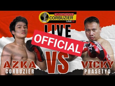 LIVE AZKA CORBUZIER VS VICKY PRASETYO BOXING