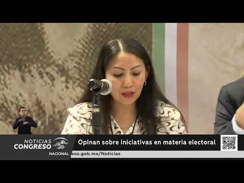 Opinan sobre iniciativas en materia electoral