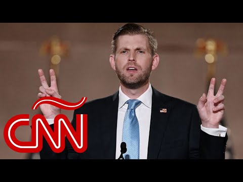 Eric Trump a su padre: Estoy orgulloso de lo que haces por este país