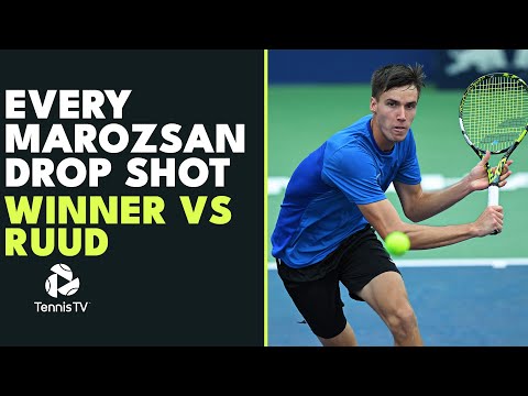 EVERY Drop Shot Winner By Fabian Marozsan vs Casper Ruud 🥵 | Shanghai 2023