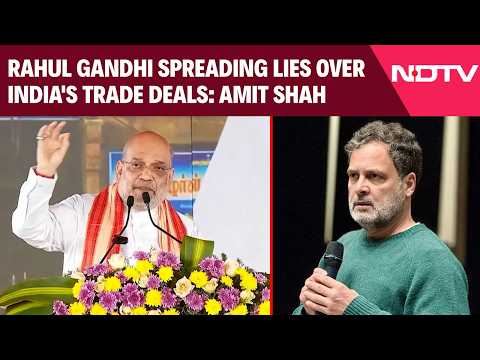 Rahul Gandhi Spreading Lies Over India's Trade Deals With US, EU: Amit Shah