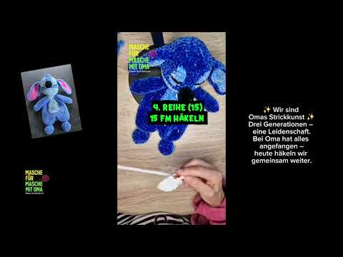 🧶 Das blaue Experiment – Teil 2#crochet #amigurumi #häkeln #häkelanleitung