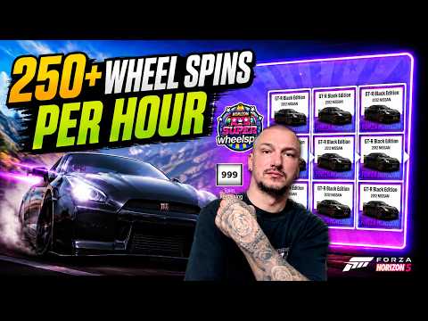 200+ Wheel Spins (Farm) Per Hour - ULTIMATE GUIDE on FORZA HORIZON 6 (best GTR Forza Edition grind)