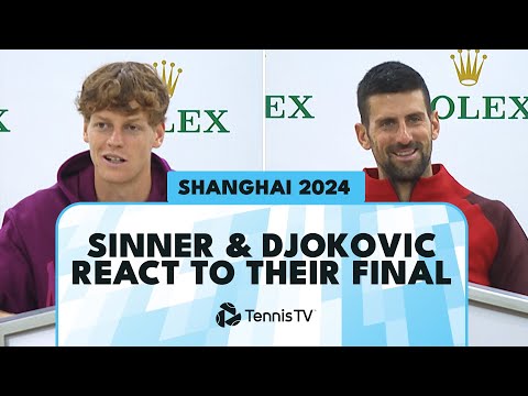 Jannik Sinner & Novak Djokovic Discuss Their Shanghai Final Meeting And Year-End Plans 🗣️