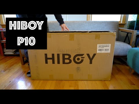 Hiboy P10 Folding Electric Bike Unboxing & Assembly