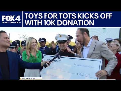 Lockheed Martin donates $10K to <strong>kick</strong> off the <strong>2026</strong> Toys for Tots campaign