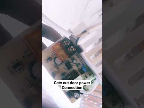 "Outdoor CCTV Camera Power Supply Setup | Reliable and Weatherproof Solutions"