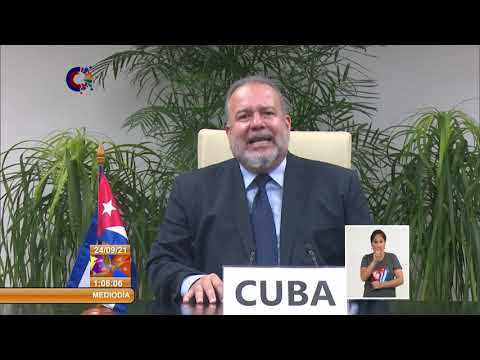 Interviene virtualmente Primer Ministro de Cuba en Foro de Chonguanzun 2021 celebrado en China