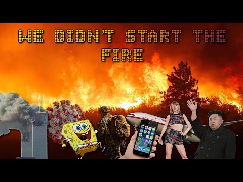 We Didn't Start The Fire - Fall Out Boy [with corresponding footage]