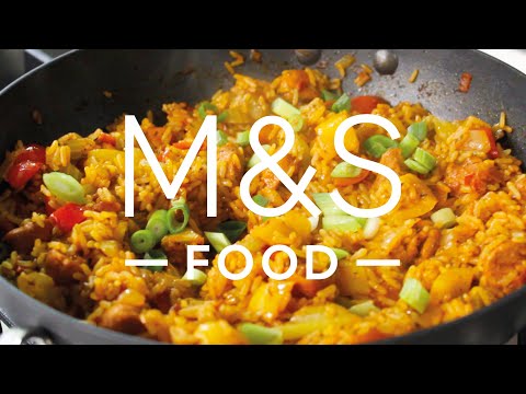 marksandspencer.com & Marks and Spencer Voucher Code video: Chris' smoky no-chorizo jambalaya | M&S FOOD
