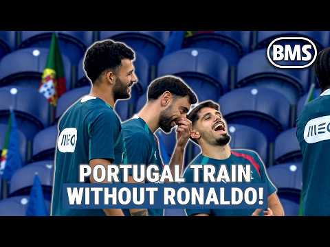 PORTUGAL TRAIN WITHOUT RONALDO! 👀 Portugal v Norway 🏆 Nations League