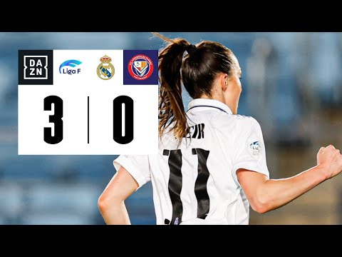 Real Madrid CF vs FC Levante Las Planas (3-0) | Resumen y goles | Highlights Liga F