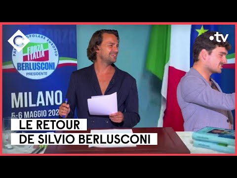 Des nouvelles de Silvio Berlusconi et spoiler : il pète la forme - L’ABC - C à Vous - 09/05/2023
