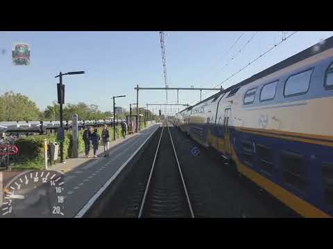 Meerijden met de machinist van Den Helder naar Amsterdam. ( Met snelheidsmeter )