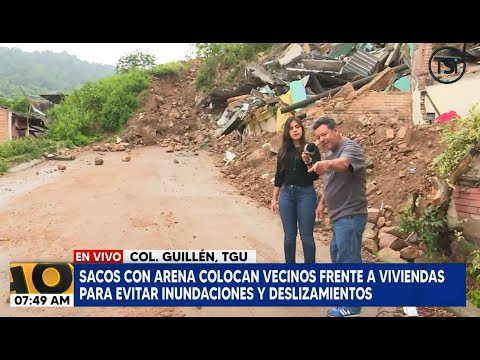 Impotencia y lágrimas, provoca lluvias en vecinos de la col Guillen, Tegucigalpa