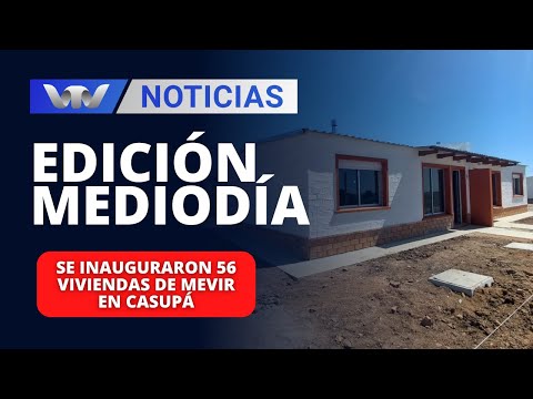 Edición Mediodía 29/02 | Se inauguraron 56 viviendas de Mevir en Casupá