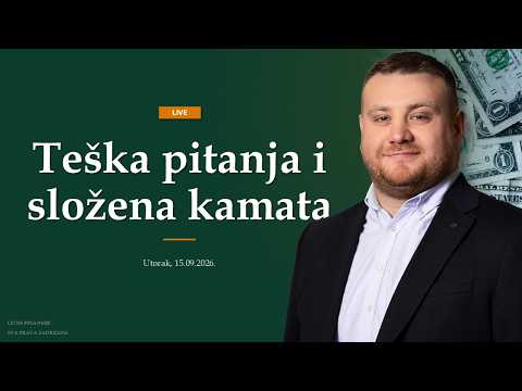 Q&A Live - Teška pitanja i složena kamata