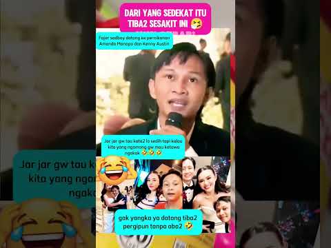 Fajar Sadboy Dtng Ke Pernikahan Amanda Manopo #beritaterkini #shortvideo #fajarsadboy #amandamanopo