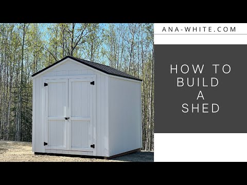 Shed Building - Start to Finish Video Tutorial