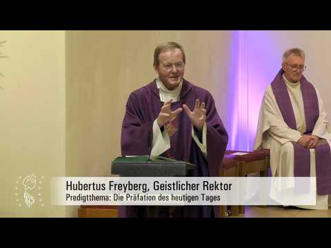 Die Präfaktion des heutigen Tages – Predigt Hubertus Freyberg, EWTN Fernsehgottesdienst, 27.02.26