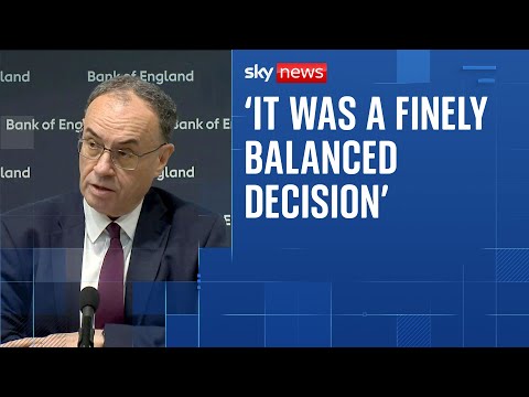 Uncertainty about path of future interest rate, says Bank of England's Andrew Bailey