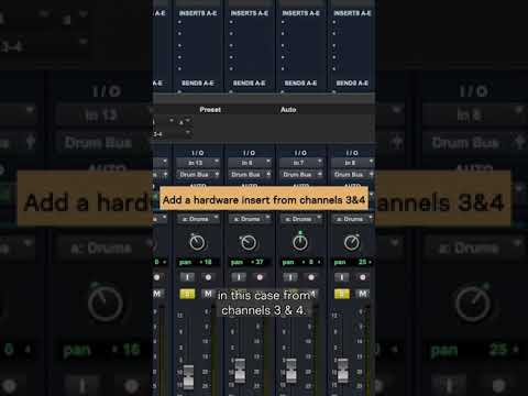 How to route signals from an AUX Send in your DAW to a hardware reverb