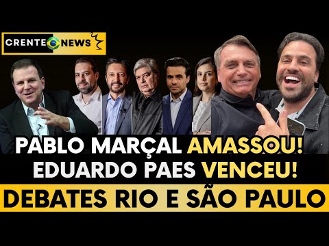 🛑 LIVE: MARÇAL JANTOU BOULOS E TABATA COM FAROFA,NO RIO EDUARDO PAES NA FRENTE! #debate #pablomarçal