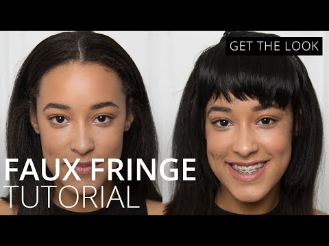 feelunique.com & Feel Unique Voucher Code video: How to do a Faux Fringe |How To | Feelunique
