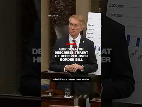 Sen. Lankford reveals threat he received from a popular commentator over border bill