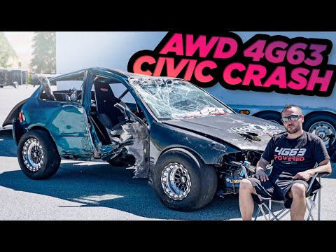 1300HP 4G63 AWD Civic WRECKS Racing Frustrate EG Honda (The Full Docu-Story)