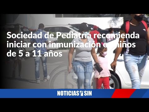 Recomienda iniciar inmunización en niños de 5 a 11