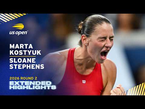 Marta Kostyuk vs. Sloane Stephens Extended Highlights | 2026 US Open Round 2