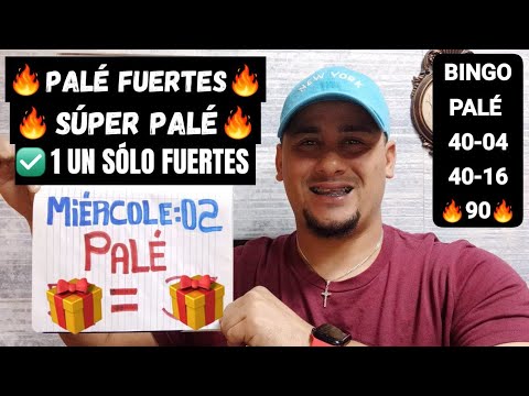 Miércoles 02 De octubre 2024  1 UN PALÉ FUERTES viste palé 4004 | ¡Hoy palé fuertes