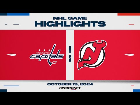 NHL Highlights | Capitals vs. Devils - October 19, 2024