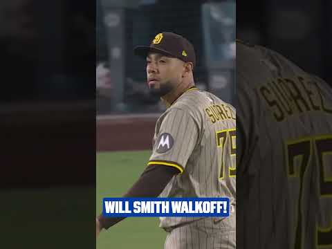 Will Smith comes off the bench for a WALK-OFF home run! 