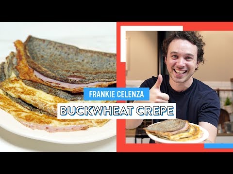 Savory Buckwheat Egg & Cheese Crepe | Frankie Celenza