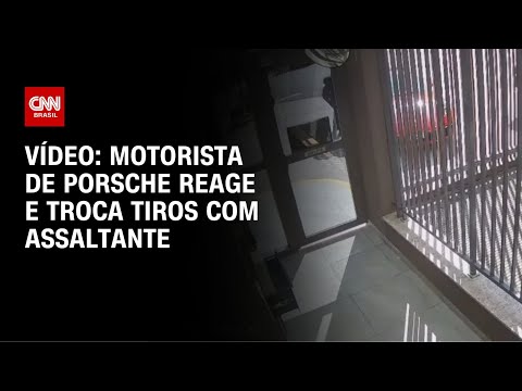 ​Motorista de Porsche reage a assalto e troca tiros com criminosos em SP | AGORA CNN