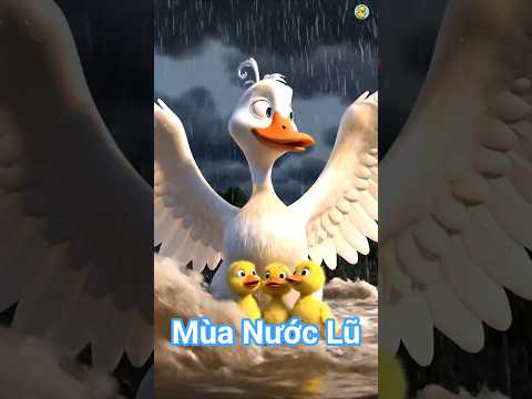 Vịt Con Giữa Mùa Nước Lũ #littleduck #shortvideo #cute
