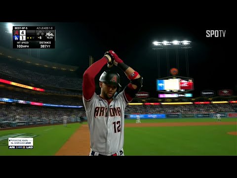 [MLB NLDS 2차전] 애리조나 vs LA 다저스 MVP 루어데스 구리엘 Jr. (10.10)